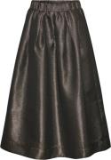 YAS Yasgosh HW Midi Skirt Kvinde Gold Colour Midi Nederdele Str L - ho...