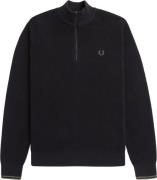 Fred Perry K8557 Mand Sort Turtlenecks Str L - Bomuld hos Magasin