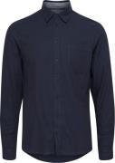 Blend Shirt Mand Dress Blues Langærmede Skjorter Slim Fit Str L - hos ...