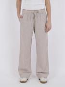 Neo Noir Sonar Mini Stripe Pants Kvinde Sand/strib Bukser Med Brede Be...