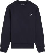 Fred Perry M7535 Mand Navy Sweatshirts Str L - hos Magasin