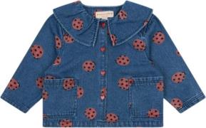 Konges Sløjd Magot Ladybug Denim Shirt Gots Str 18M Denim - P05093 Blu...