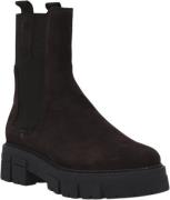 Cashott Casjida Chelsea Boot Warm Lined Suede Kvinde Dark Brown Suede ...