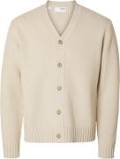 Selected Homme Slhcody LS Knit Relaxed Cardigan Mand Oatmeal Sweaters ...