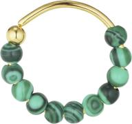 Jane Kønig Bermuda Malachite Twist One Size - Creoler hos Magasin