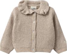 Sofie Schnoor Cardigan Str 4-6 mdr / 68 cm - Ecru Melange Cardigans Ul...