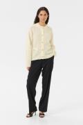 Karen by Simonsen Kbzelda Cardigan Kvinde Egret Cardigans Classic Fit ...