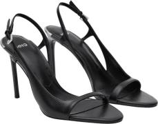 MANGO Sandals. - Nilly Kvinde Black Slingbacks Str 36 - hos Magasin