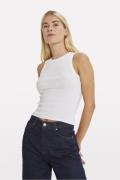 Envii Enally Racer TOP 5314 Kvinde White Tanktoppe Str L - hos Magasin