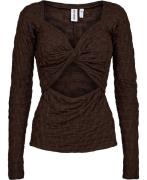 Résumé Tillars Blouse Kvinde Brown Langærmede Bluser Str L - hos Magas...