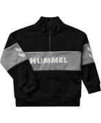 Hummel Hmlheron Half ZIP Sweatshirt Str 8 år / 128 cm - Sort Sweatshir...