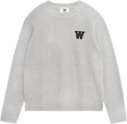 Wood Wood Wwtay AA CS Jumper Mand Grey Sea Sweaters Str L - hos Magasi...