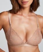 Hunkemöller Anya Triangle Bralette G-strenge Str L - hos Magasin