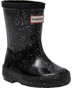 Hunter Kids First Giant Glitter Black Gummistøvler Str 2 - Gummi hos M...