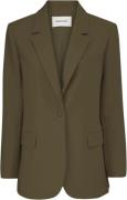 Modström Gale Blazer Kvinde Dark Olive Blazere Str L - hos Magasin