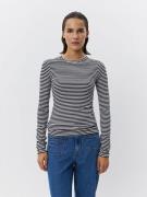 Sofie Schnoor Tshirt Long Sleeve Kvinde Navy Striped Langærmede T-shir...