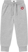 Wood Wood Ran Kids Joggers Gots Str 9-10y - Grey Melange Bukser hos Ma...