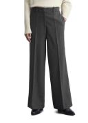 Marc O’Polo Pants, Wide leg, High Waist, Piped Kvinde Deep Grey Melang...