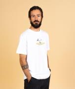 ELSK National Park Men's Brushed Tshirt Mand 001 Optic White Kortærmed...