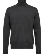 J. Lindeberg Kaden Merino Turtle Neck Mand Lava Smoke Melange Sweaters...