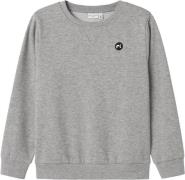 Name It Nkmvimo LS Sweat BRU Noos Str 116 - Grå Sweatshirts Bomuld hos...