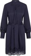 Bruuns Bazaar Cedarsbbfelicia Dress Kvinde Navy Midi Kjoler Str 40 - P...