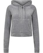 Juicy Couture Madison Hoodie Kvinde Silver Marl Hættetrøjer Str S - ho...