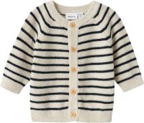 Name It Nbmmast LS Knit Card Noos Str 68 - Peyote Melange Cardigans ho...