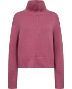 Lisa Yang Fleur Sweater Rose Pink Size 1 Kvinde Rose Pink Rullekraver ...