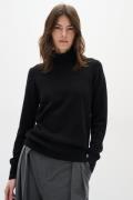 InWear Lukkaiw Rollneck Pullover Premium 100% Cashmere Kvinde Black Ru...