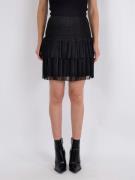 Neo Noir Carin Glitz Skirt Kvinde Black Korte Nederdele Str 40 - hos M...