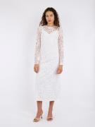 Neo Noir Mary Lace Dress Kvinde Hvid Midi Kjoler Str 40 - hos Magasin