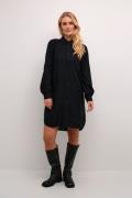 Kaffe Kamilia Shirt Dress Kvinde Black Deep Midi Kjoler Str 40 - hos M...