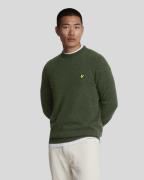 Lyle & Scott Lambswool Blend Crew Neck Jumper Kvinde W507 Dark Green M...