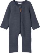 Name It Nbmwmino Wool BRU LS Suit Noos Str 56 - Ombre Blue Bukser Uld ...