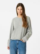 Neo Noir Amiri Cable Knit Blouse Kvinde Light Grey Sweaters Str 40 - U...