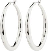 Pilgrim Jorun Large Hoop Earrings Silverplated one size - Creoler hos ...