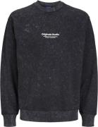 Jack & Jones Jorvesterbro Wash Sweat Crew Neck J Str 152 - Black/loose...