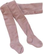 GoBabyGo Crawling Tights Antislip Wool LV Str 12-18M - Rose Blush Strø...