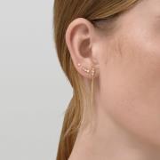 Julie Sandlau Finesse Earring Gold One size - Ørestikker hos Magasin