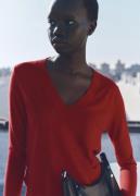 MANGO Sweater. - Luccav Kvinde Red Sweaters Str L - hos Magasin