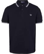 Fred Perry M3600 Core Twin Tipped Polo Shirt Mand Navy/white Kortærmed...