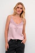 Cream Cranna Top Kvinde Dawn Pink Toppe Str 40 - hos Magasin