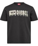 Diesel Tadjust-q7 T-shirt Mand Ah93r Kortærmede T-shirts Str L - hos M...