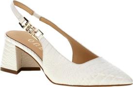 GUESS Zabela Kvinde White Slingbacks Str 40 - hos Magasin