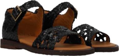 ANGULUS Håndflettet Sandal med Lukket hæl 2072 Black Sandaler Str 31 -...