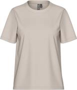 Pieces Pcria SS Solid TEE Noos BC Kvinde Silver Gray Kortærmede T-shir...