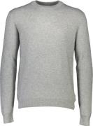 Lindbergh Ecovero Oneck Knit Mand Grå Sweaters Str L - hos Magasin