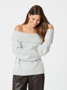 Neo Noir Jane Knit Blouse Kvinde Light Grey Melange Sweaters Str 40 - ...