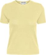 Vero Moda Vmoaklynn SS Oneck Knit TEE VMA Kvinde French Vanilla Toppe ...